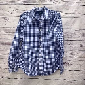 Polo by Ralph Lauren Blue Checkered Shirt Size XL